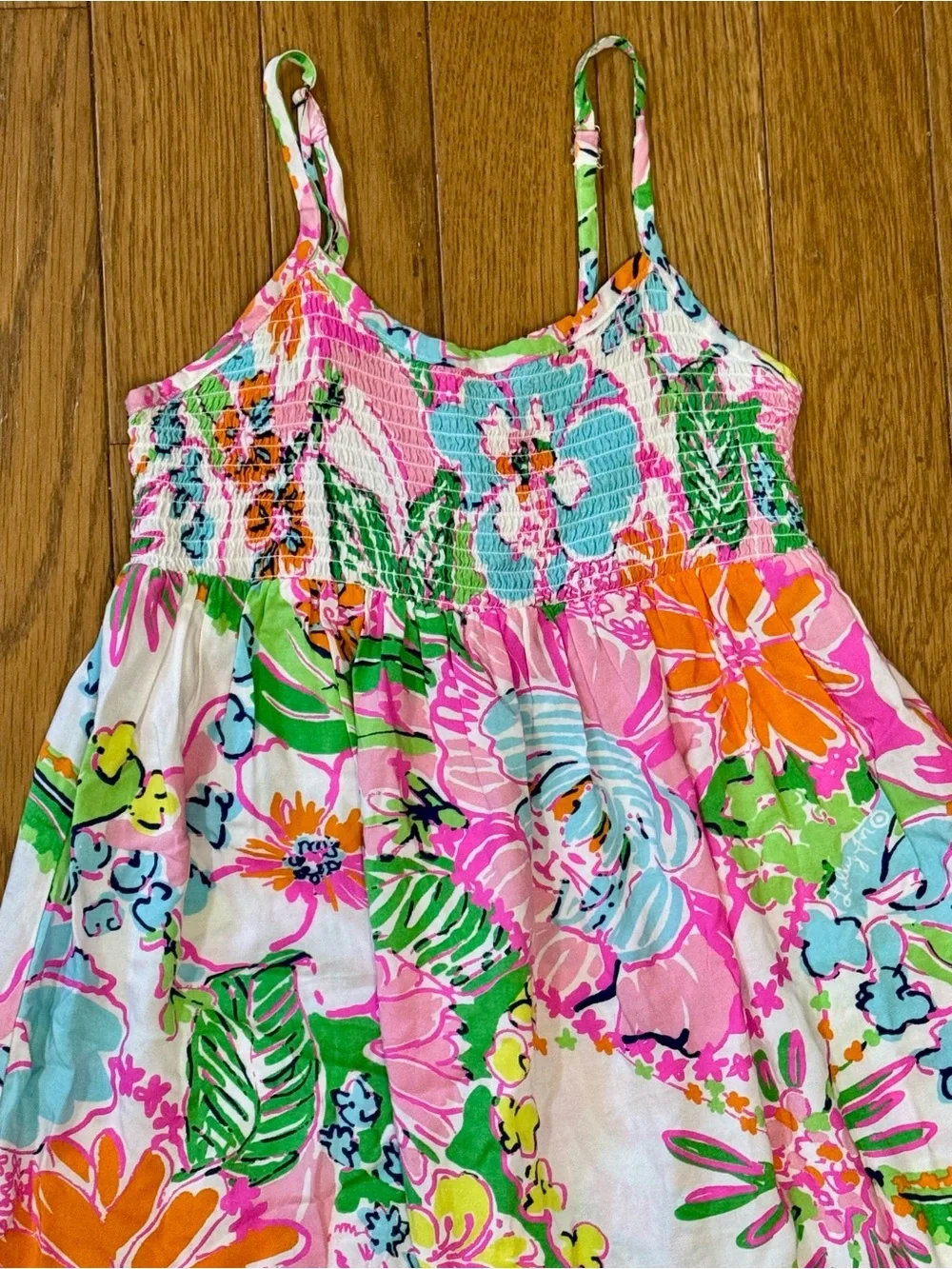 Lilly Pulitzer Pink Multi Floral Tiered Maxi Dress
